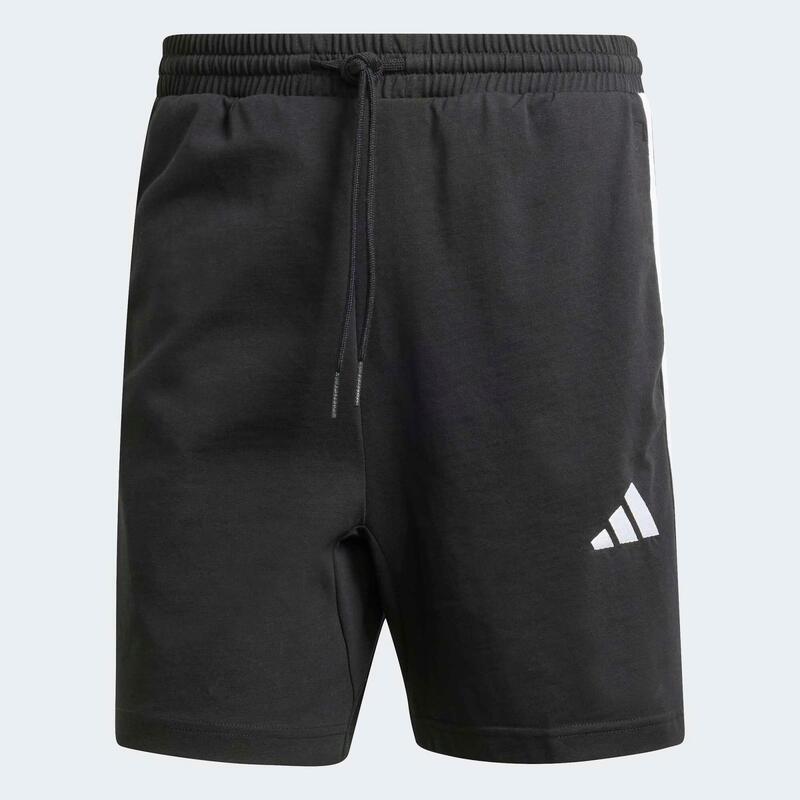 Șort din bumbac cu buzunar ADIDAS negru, bărbați