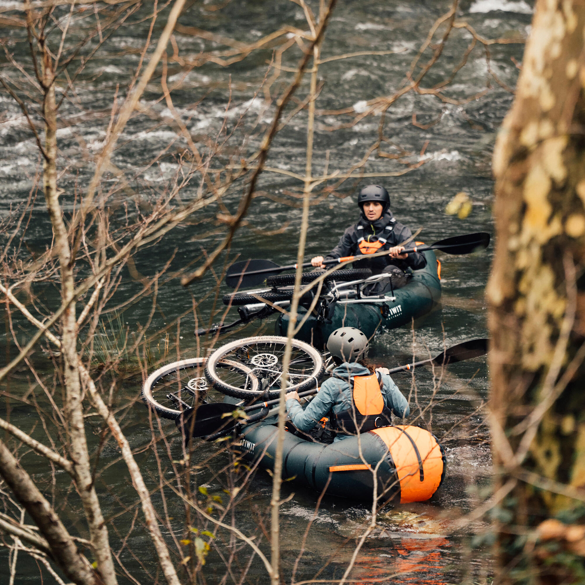 Kajak Packraft 500 aufblasbar TPU Fluss wasserdichter RV 1-Sitzer - PR500 19/22