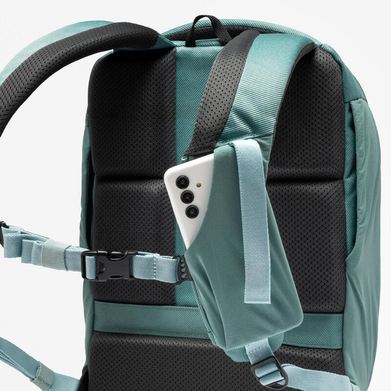 Rucsac de drumeție cu buzunare 16L, Escape 500 verde