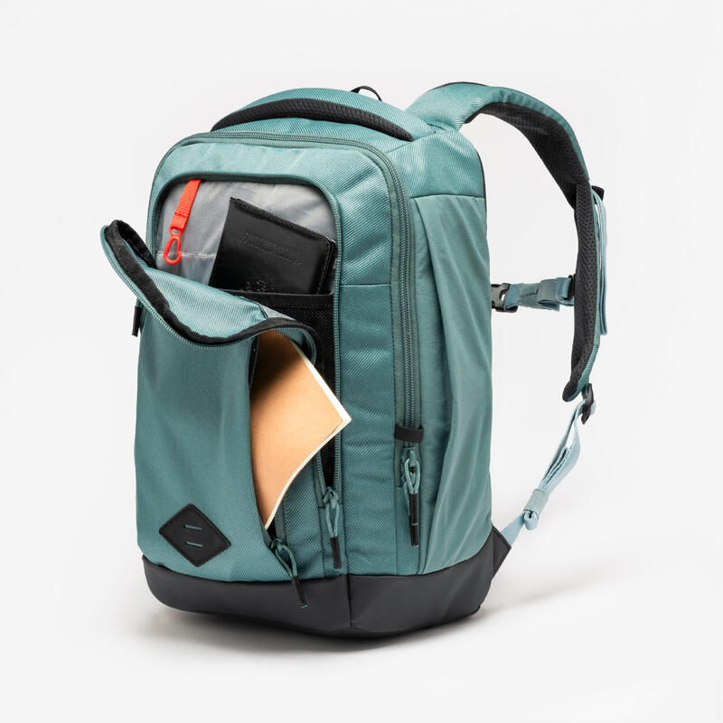 Rucsac de drumeție cu buzunare 16L, Escape 500 verde