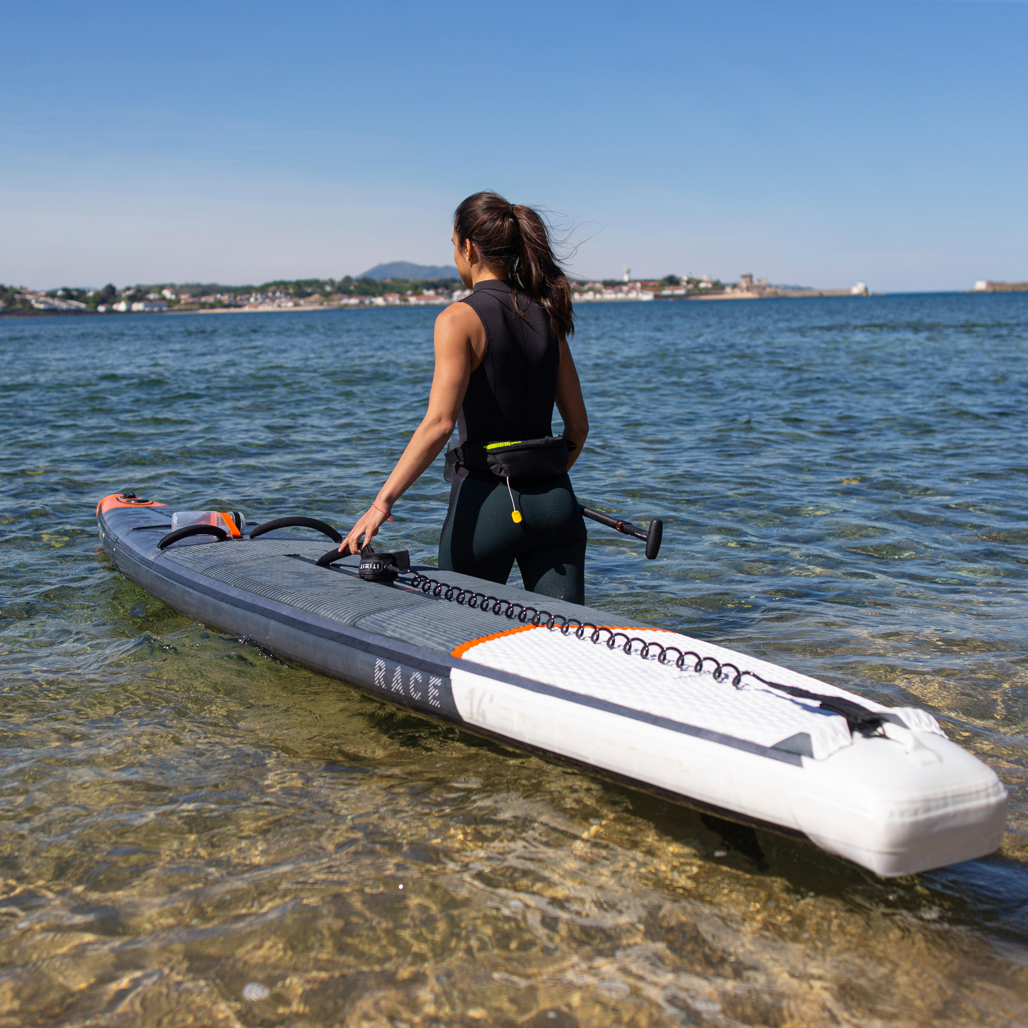 ITIWIT Špirálový leash na paddleboard bez · záber 9