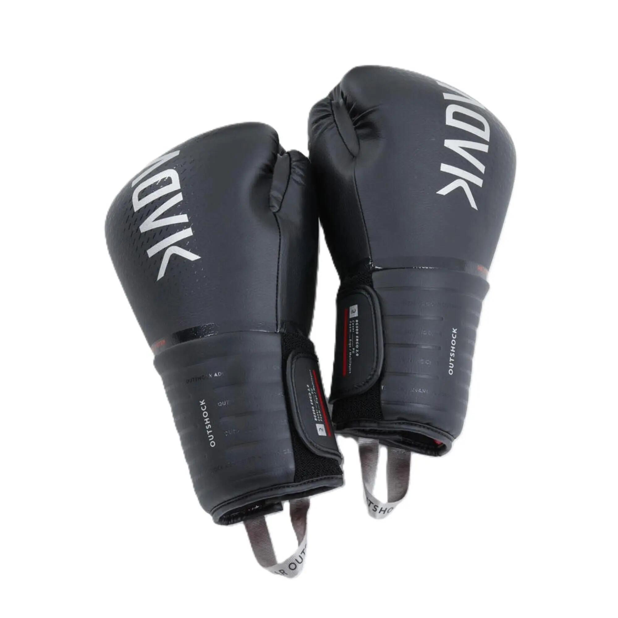 GUANTES DE BOXEO 500 - NEGRO 8/29