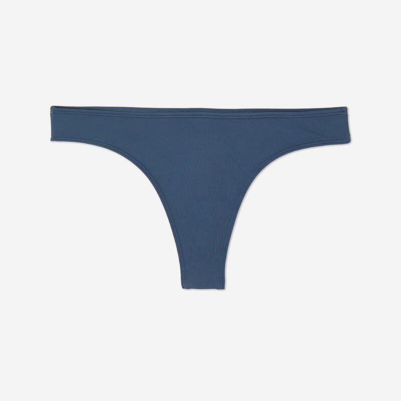 Slip de baie surf talie înaltă High Leg Cheeky Bleumarin Damă