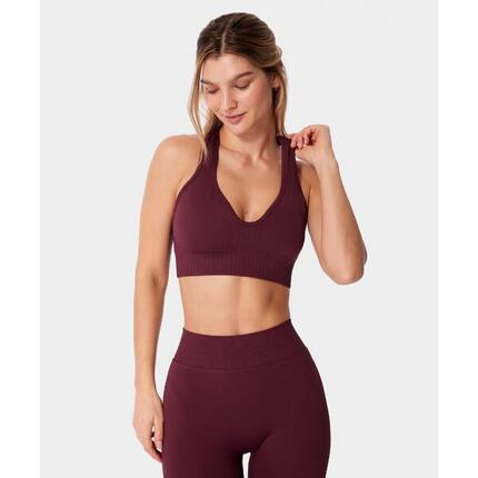 Biustonosz bezszwowy Carpatree Elite fioletowy