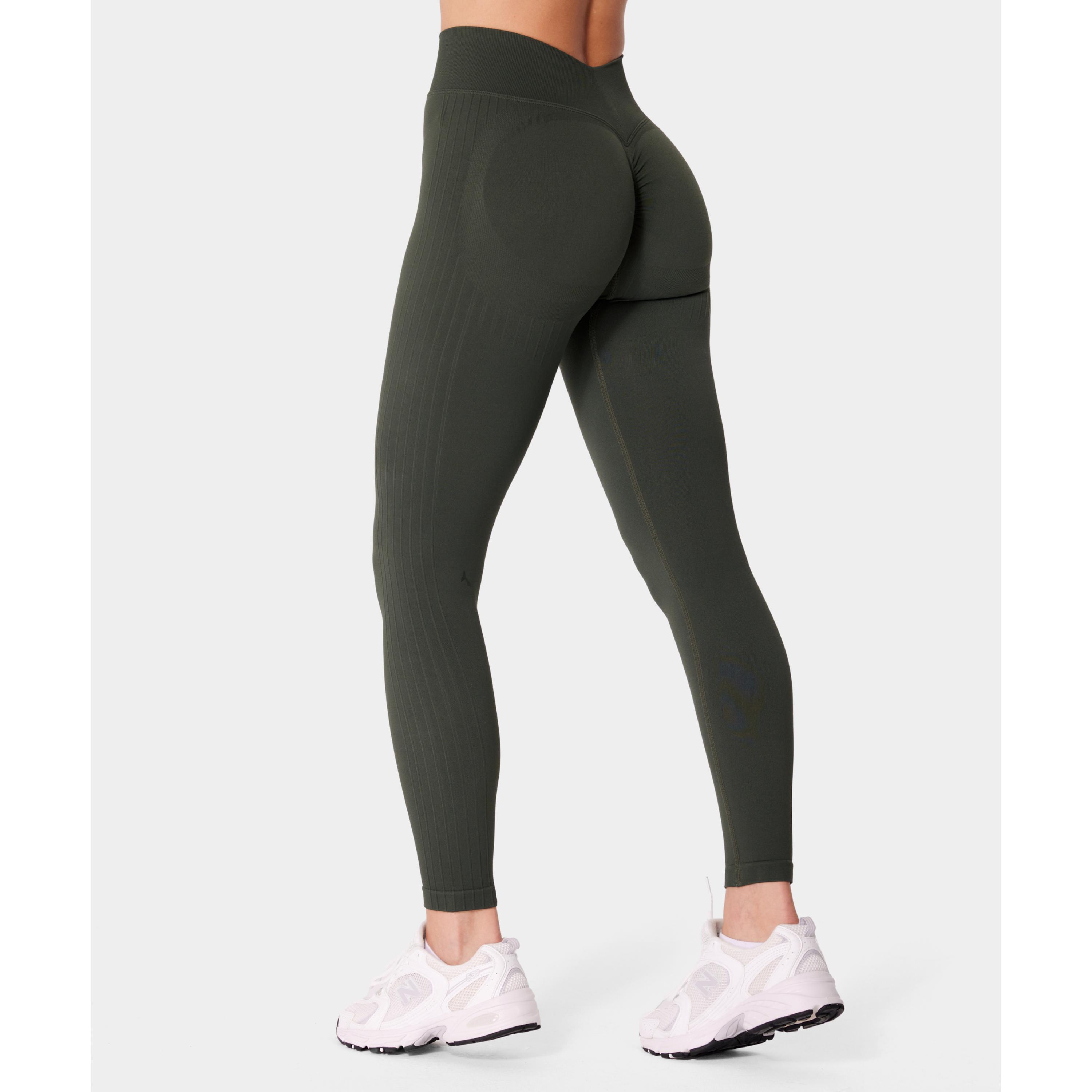 Legginsy bezszwowe Carpatree Elite zielone 2/5