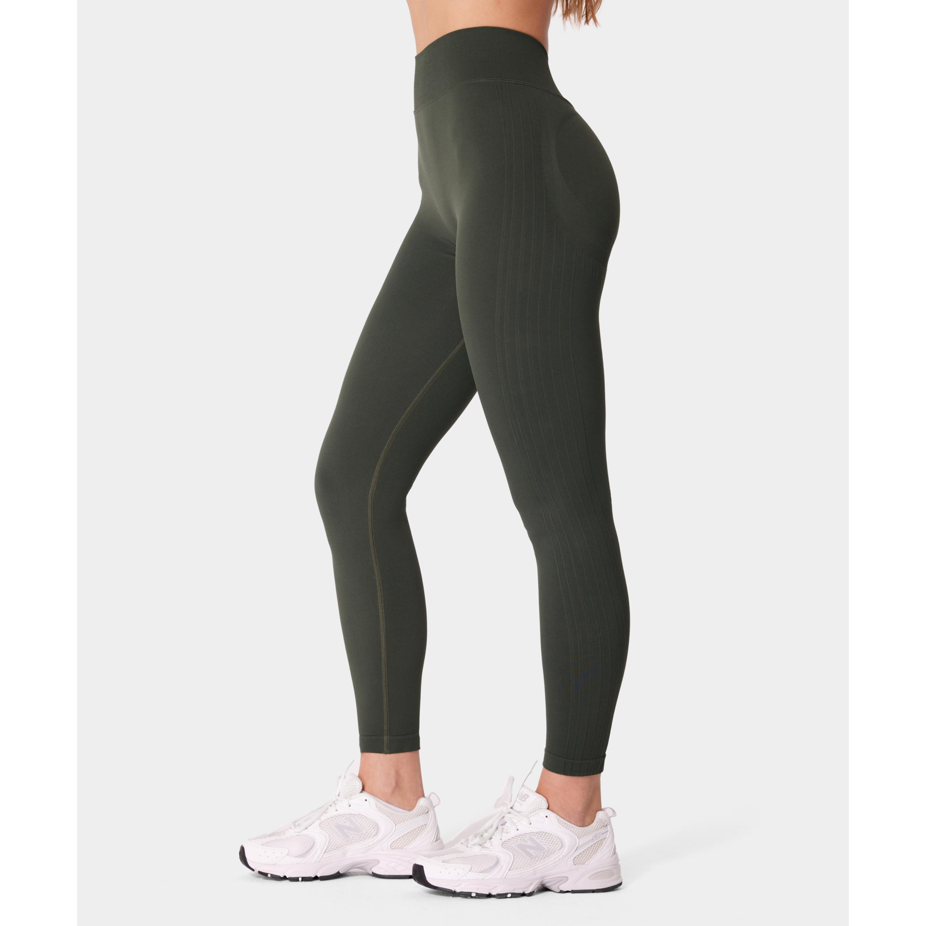 Legginsy bezszwowe Carpatree Elite zielone 4/5