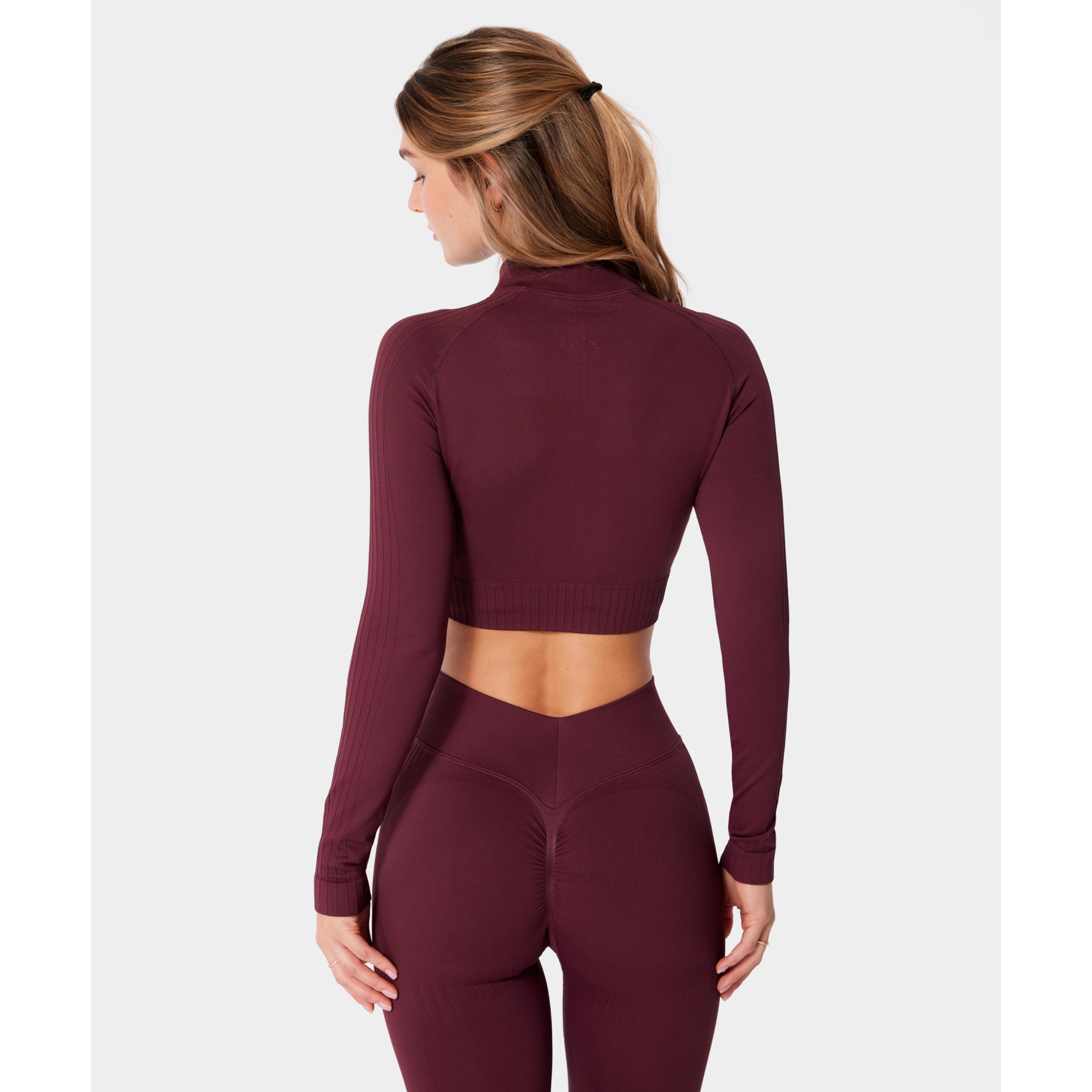 Legginsy bezszwowe Carpatree Elite fioletowe 4/5