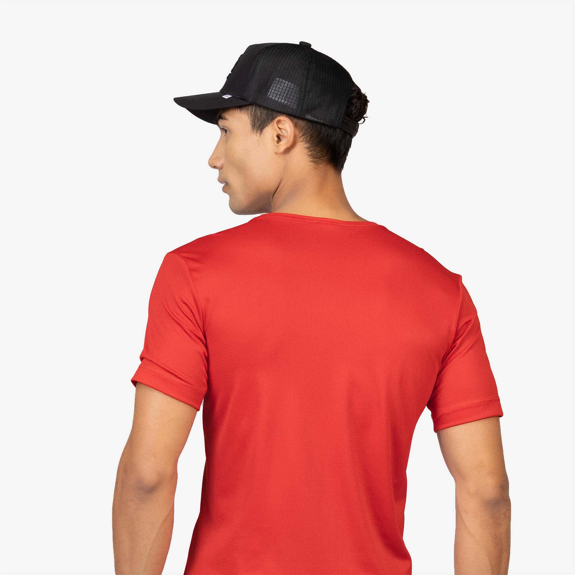 Men Running T-Shirt Breathable, Quick Dry, Kiprun 100 - Red -  5