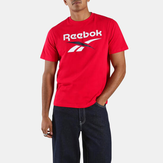 T-shirt homme en coton avec logo, rouge