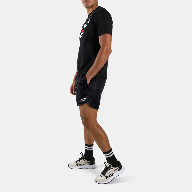 Tricou Reebok bărbați din bumbac cu logo, negru
