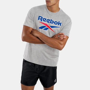 Camiseta Hombre Gris Algodón Logotipo