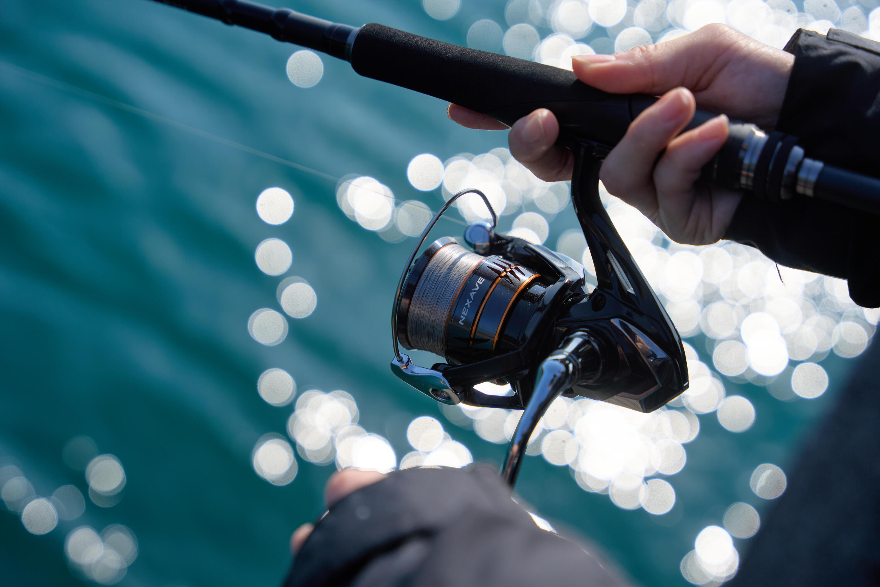 Moulinet pêche au leurre NEXAVE 2500 HG FL 3/8