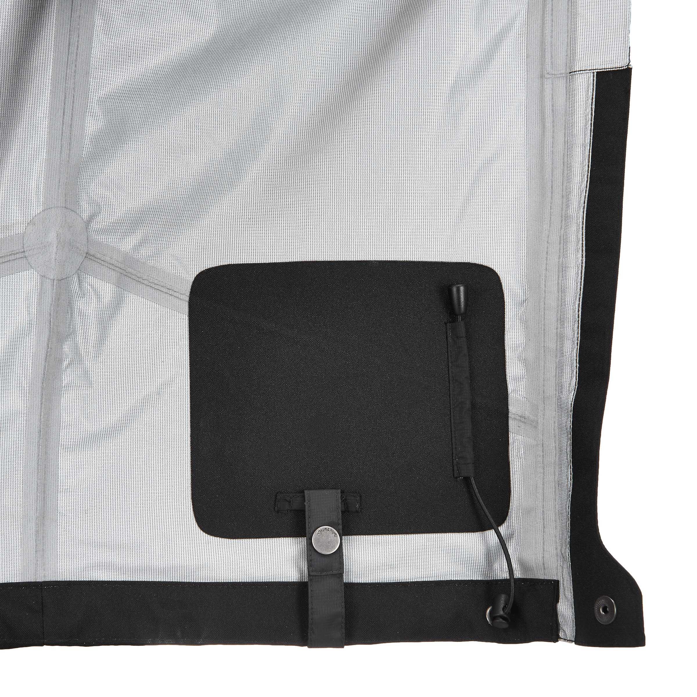 Sobrepantalón lluvia travesía Forclaz 900 hombre negro  17/22
