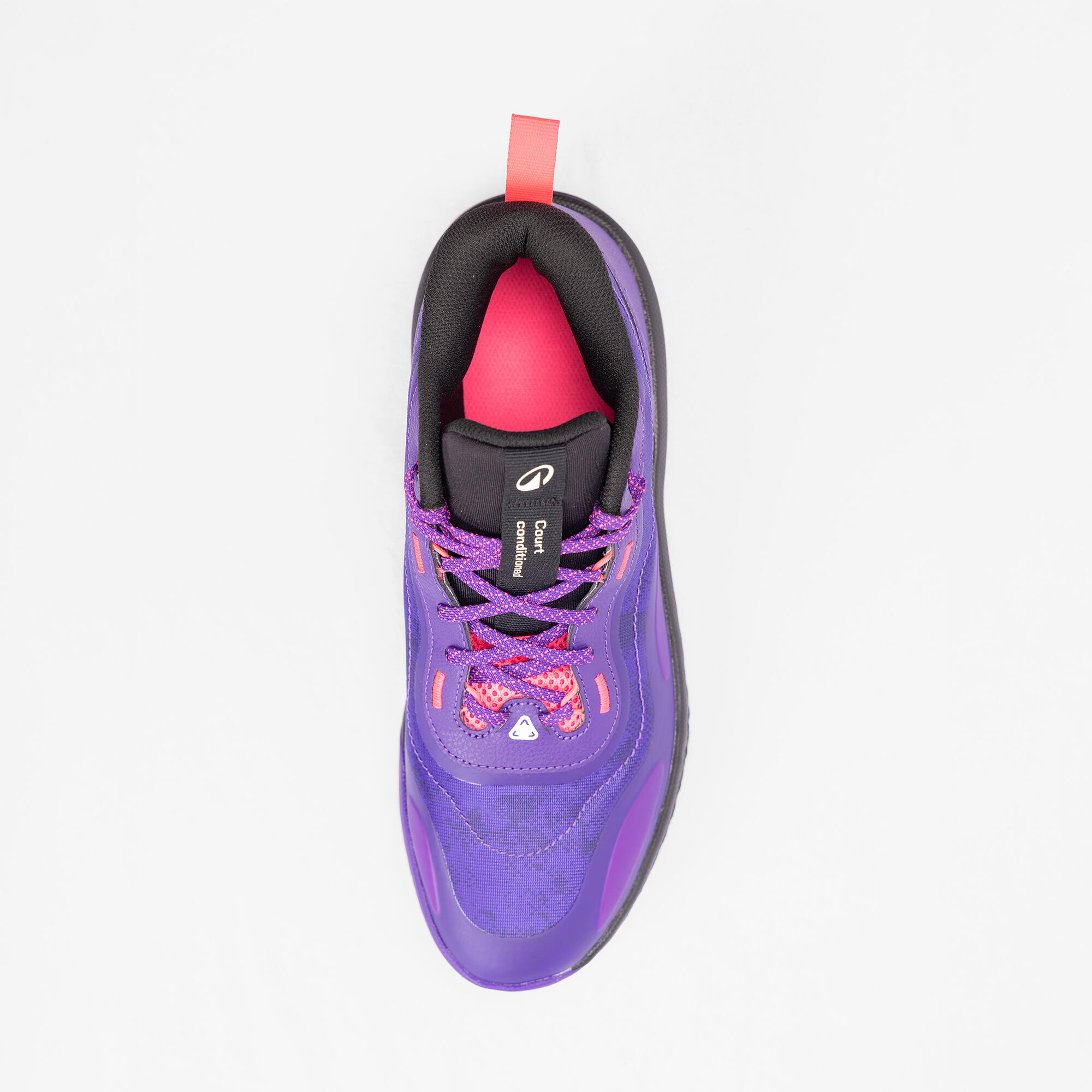 Adult Xover 100 Mid Cut Purple Pink Basketball Shoe - Image 8