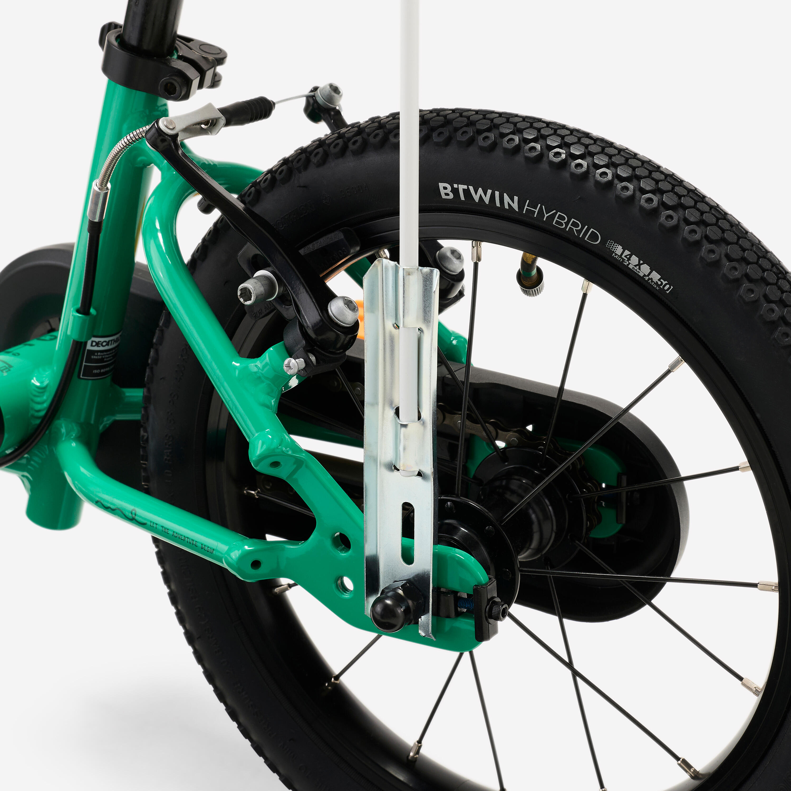 Bandeirola de Segurança/Visibilidade para Bicicleta de Criança 3/4
