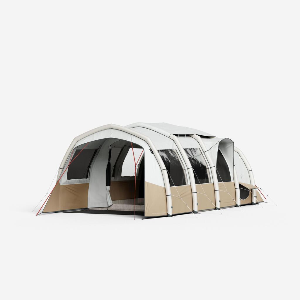 4-person, 2-bedroom inflatable camping tent, Air Seconds 4.2 XXL, Fresh & Black