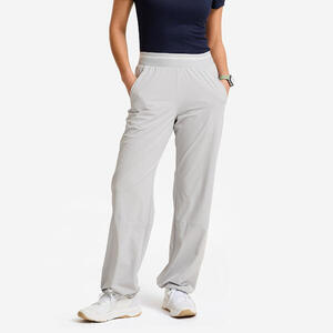 Pantalón Mujer Gris Oversize