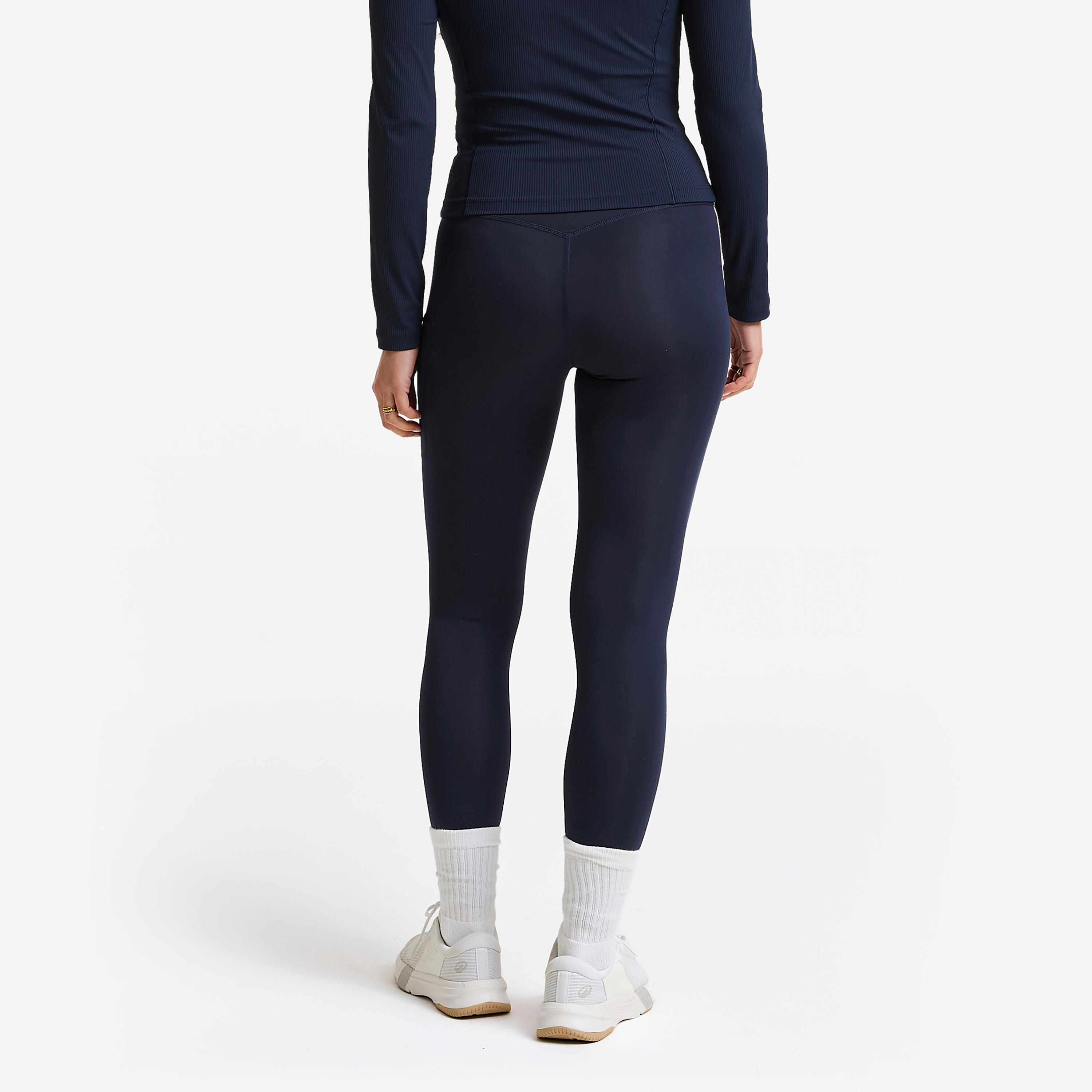 Legging avec bandes taille haute femme - DOMYOS