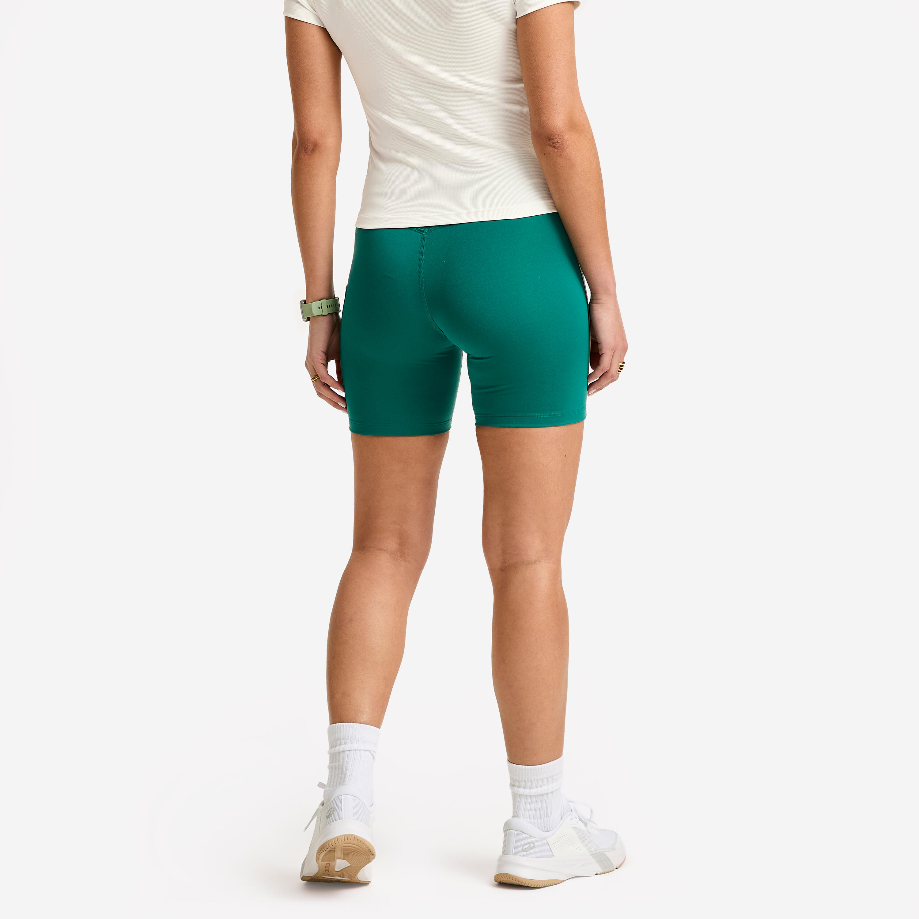 Short cycliste avec bandes femme - DOMYOS