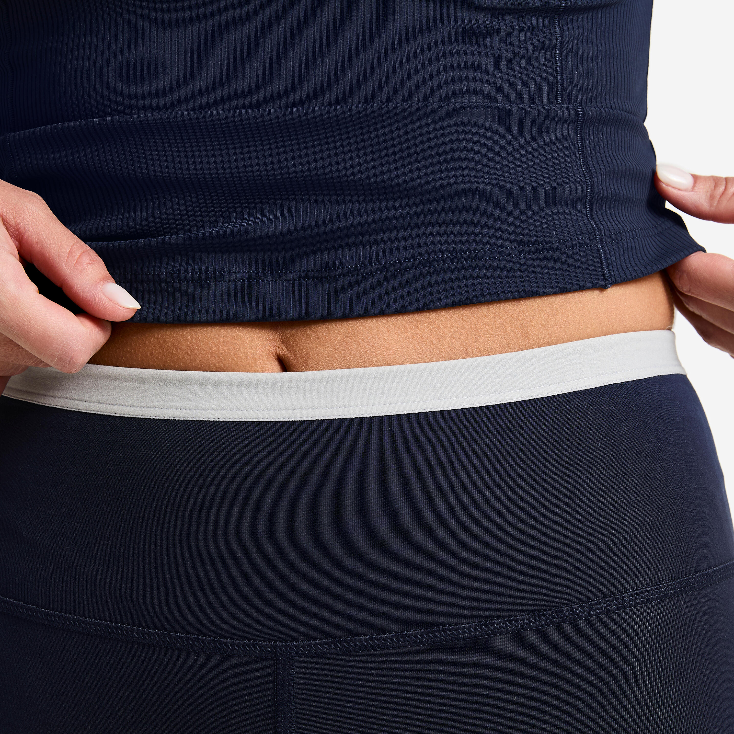 Legging avec bandes taille haute femme - DOMYOS