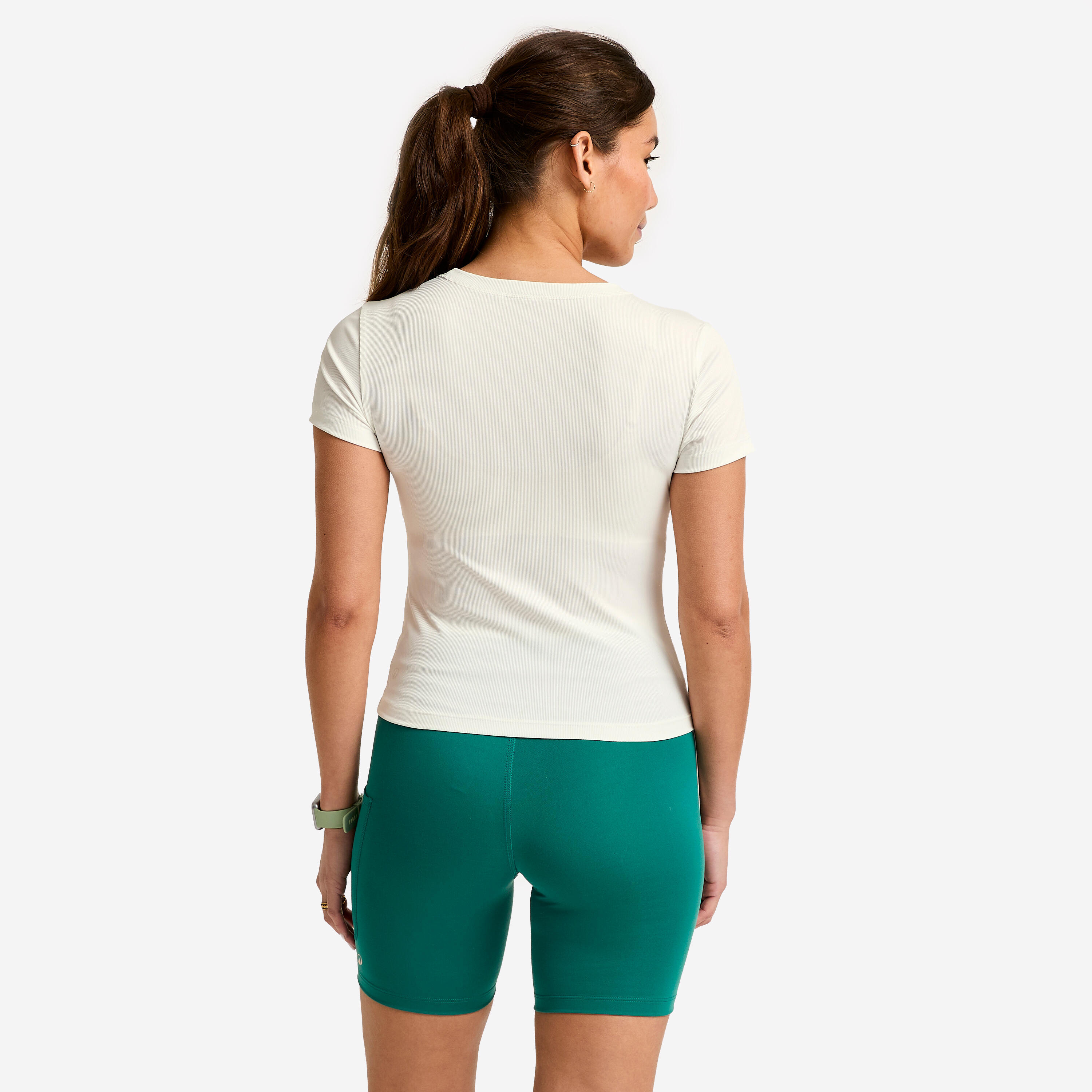 T-shirt côtelé femme 3/6