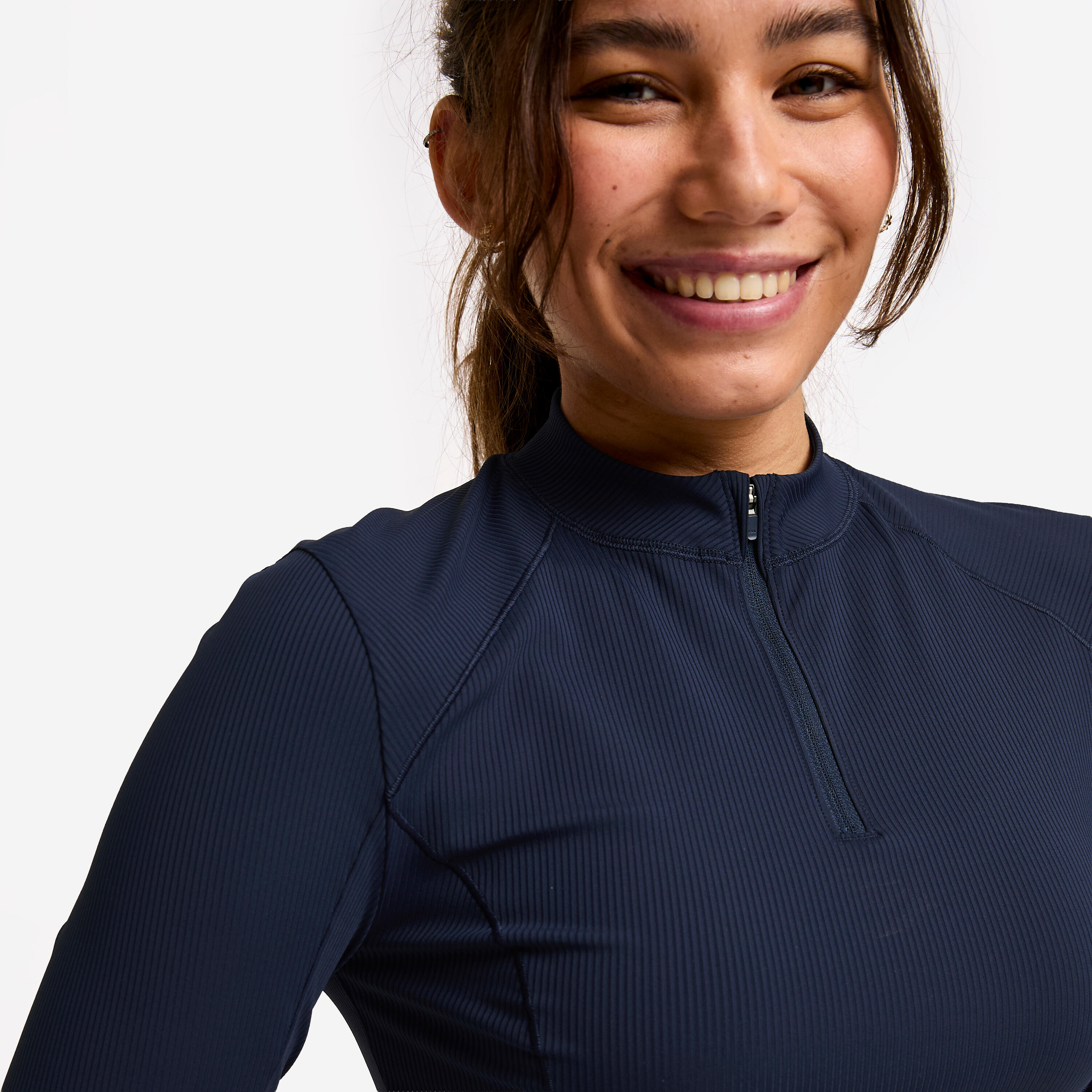 Chandail à manches longues à demi-zip femme 5/6