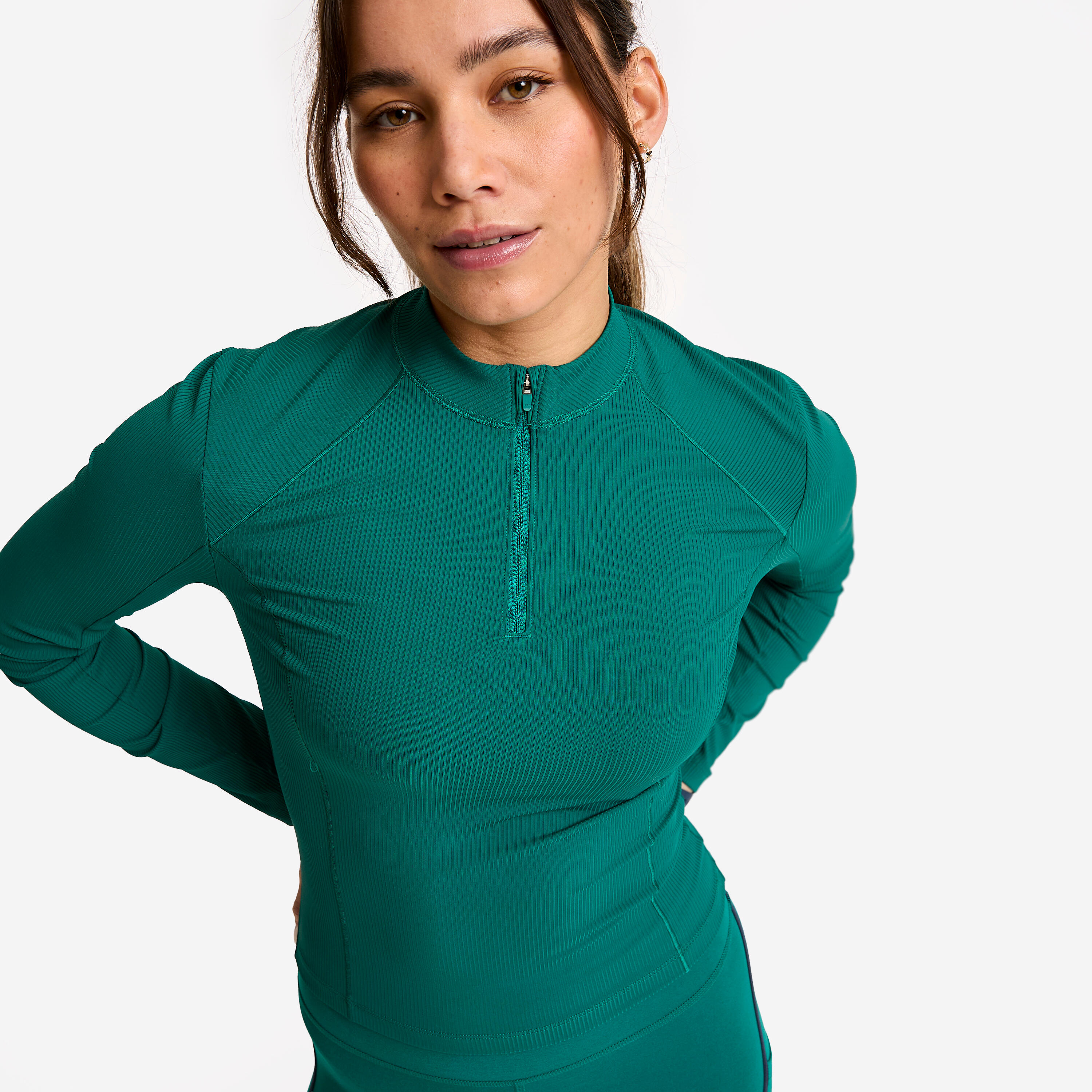 Chandail à manches longues à demi-zip femme 5/7