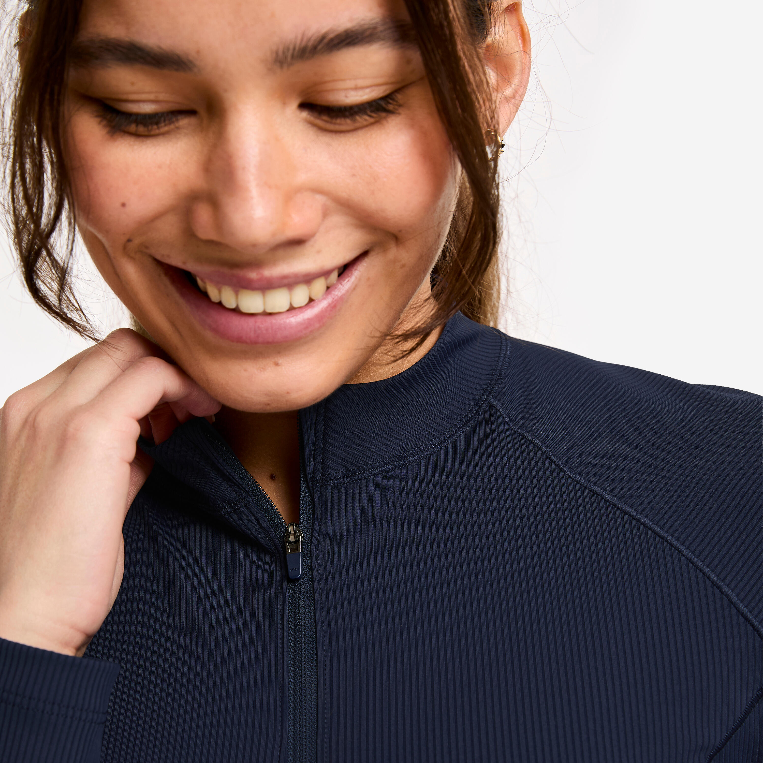 Chandail à manches longues à demi-zip femme 6/6