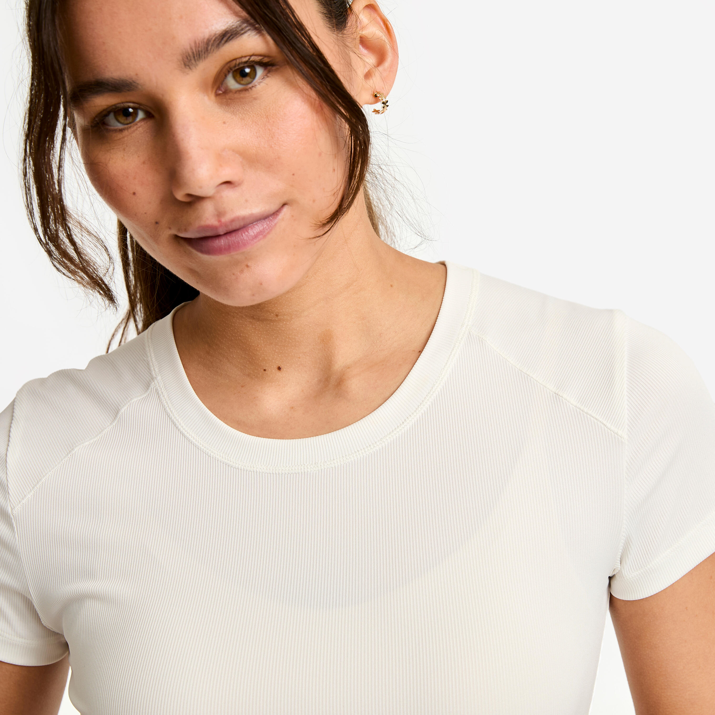 T-shirt côtelé femme 4/6
