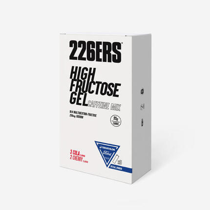 Multipack Gel 1:0,8 hoher Fruktosegehalt mit Koffein 5 × 80 g