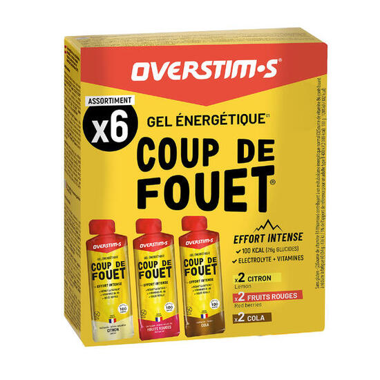 Mix gels énergétiques, Coup De Fouet 6x34g