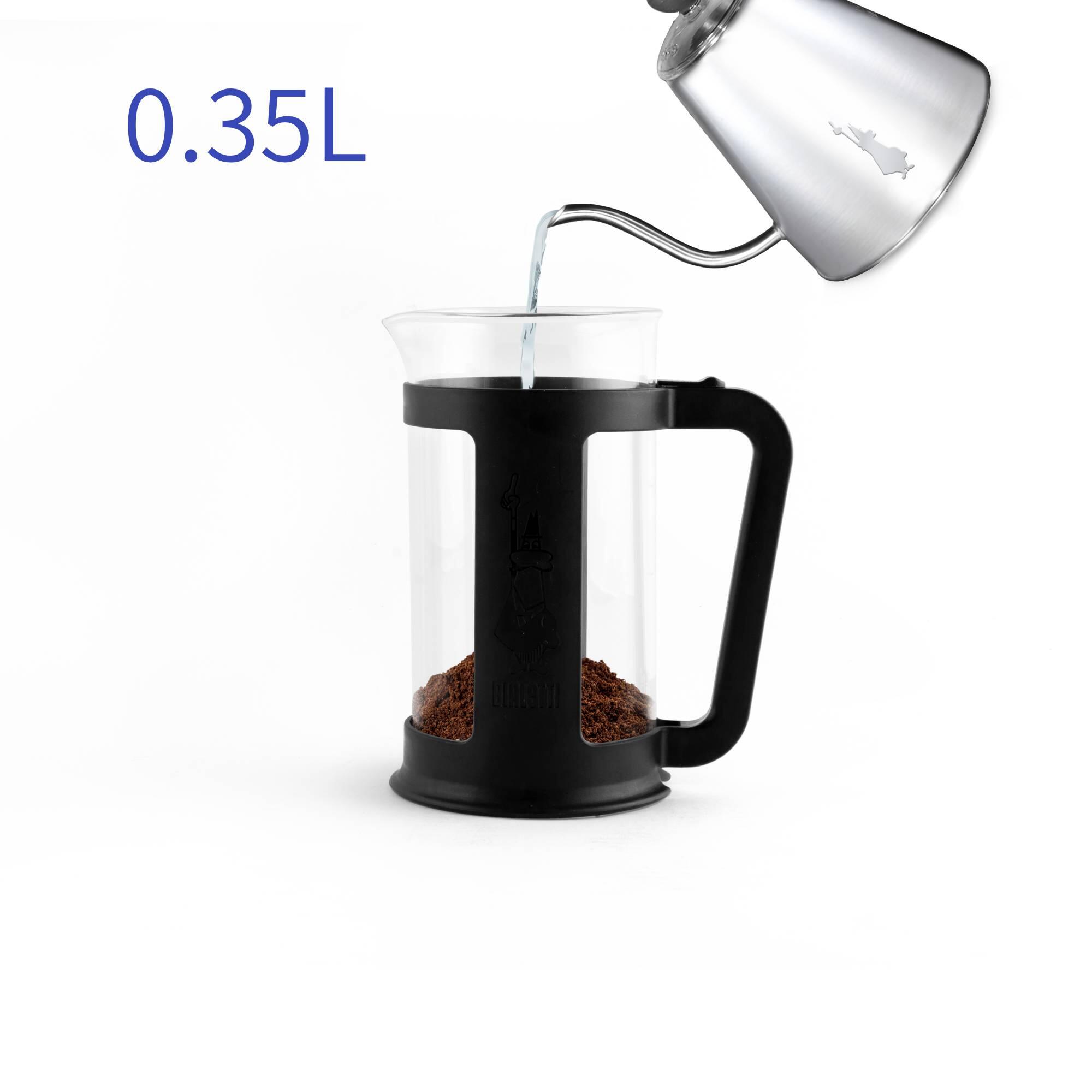 French press 0.35 liter, zwart 3/4