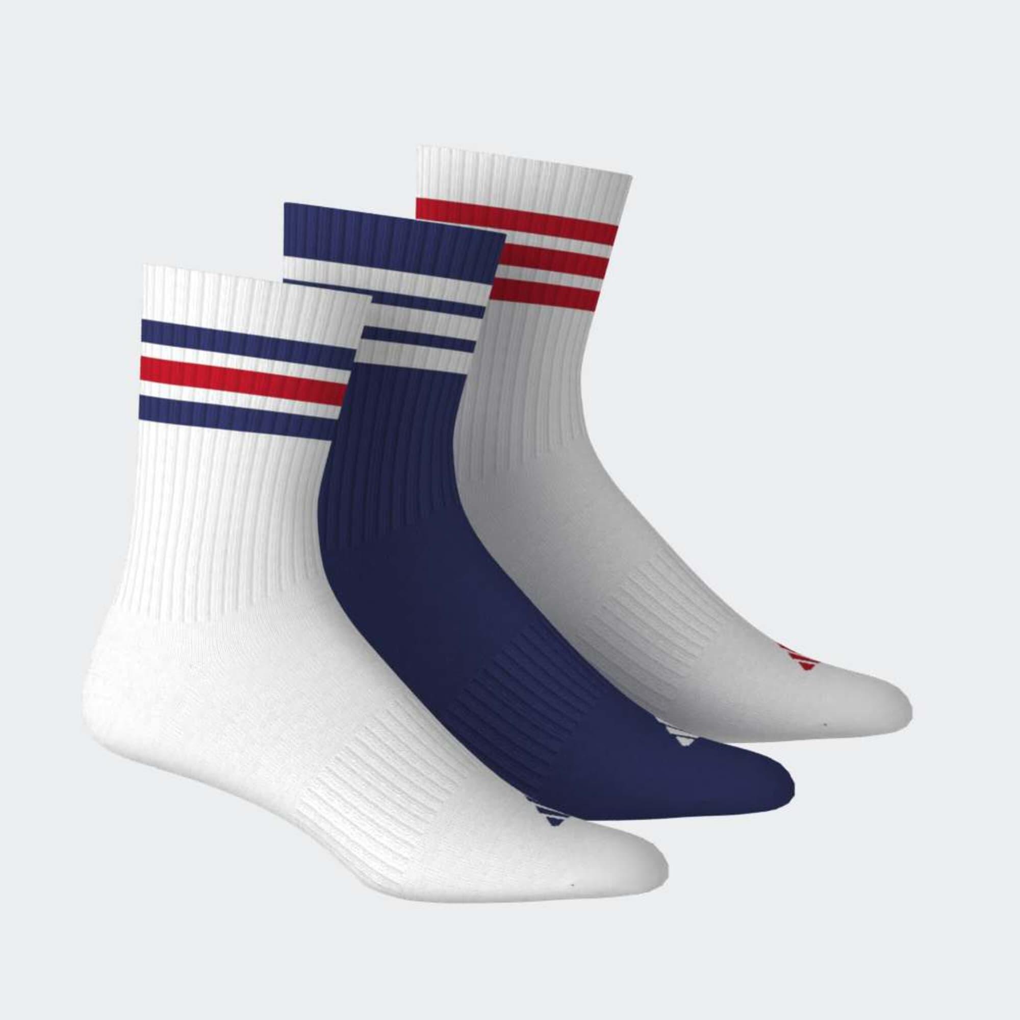 Lot de 3 paires de chaussettes Adidas tricolore au couleur de la FRANCE 3/6