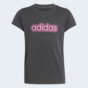 Camiseta ADIDAS Niños Gris Rosa Algodón