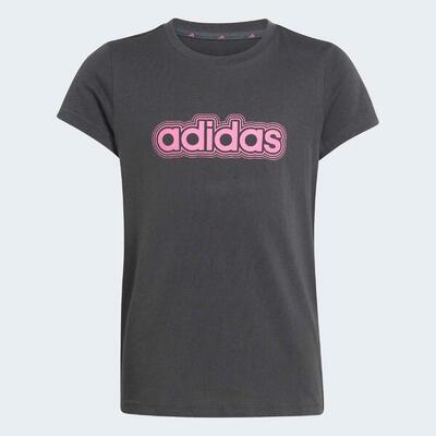 T-shirt ADIDAS bambina ginnastica regular fit cotone rosa