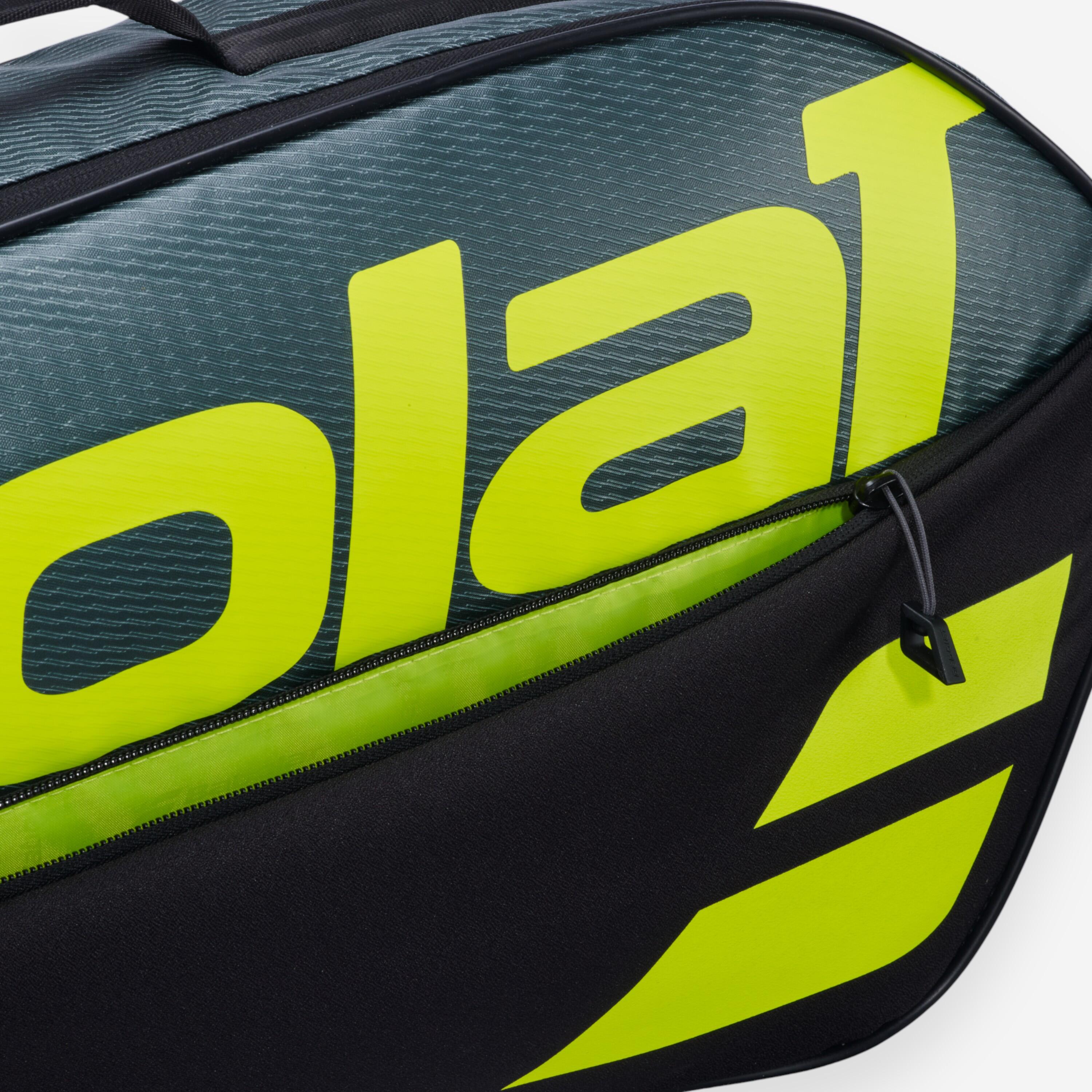 Tennistasche - Court XS 3er 20 Liter schwarz/gelb 3/3