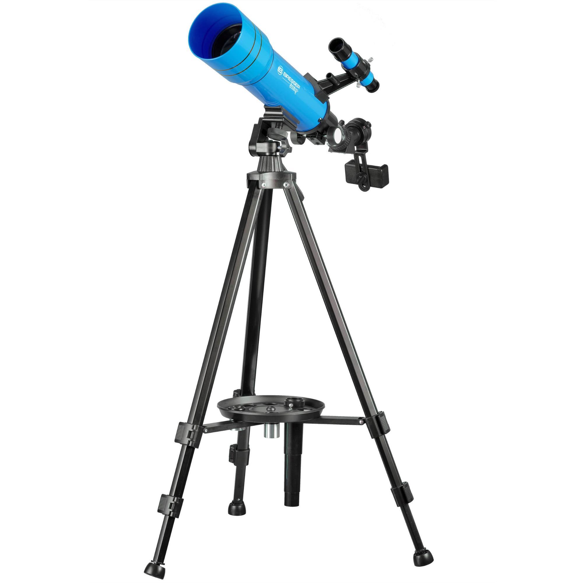 Telescopio Refractor 70/400 BRESSER JUNIOR con MOCHILA y Adaptador de FOTOS - CD 3/6