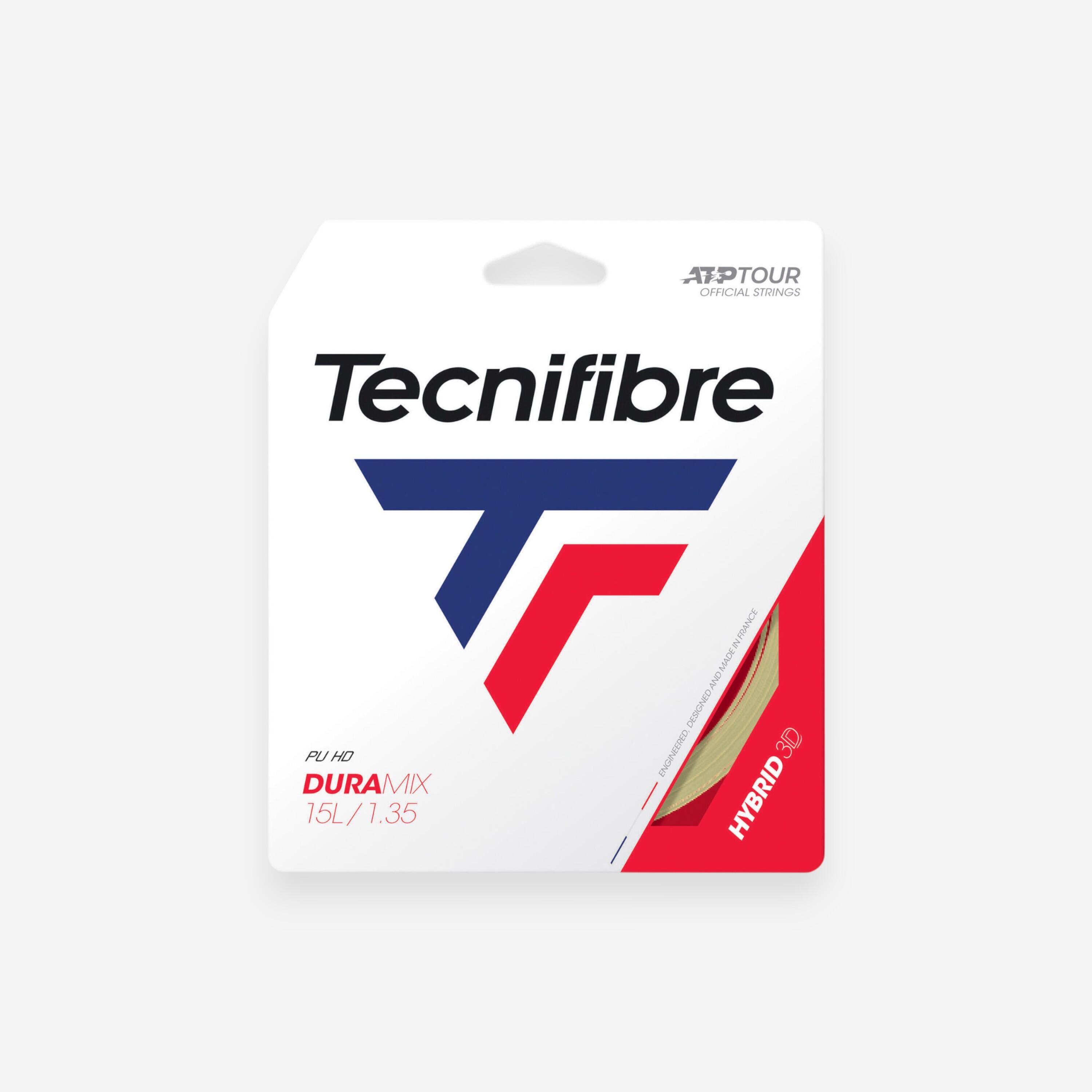 TECNIFIBRE Tenisový výplet Duramix 1,35 mm polyesterové multivlákno prírodný UNI