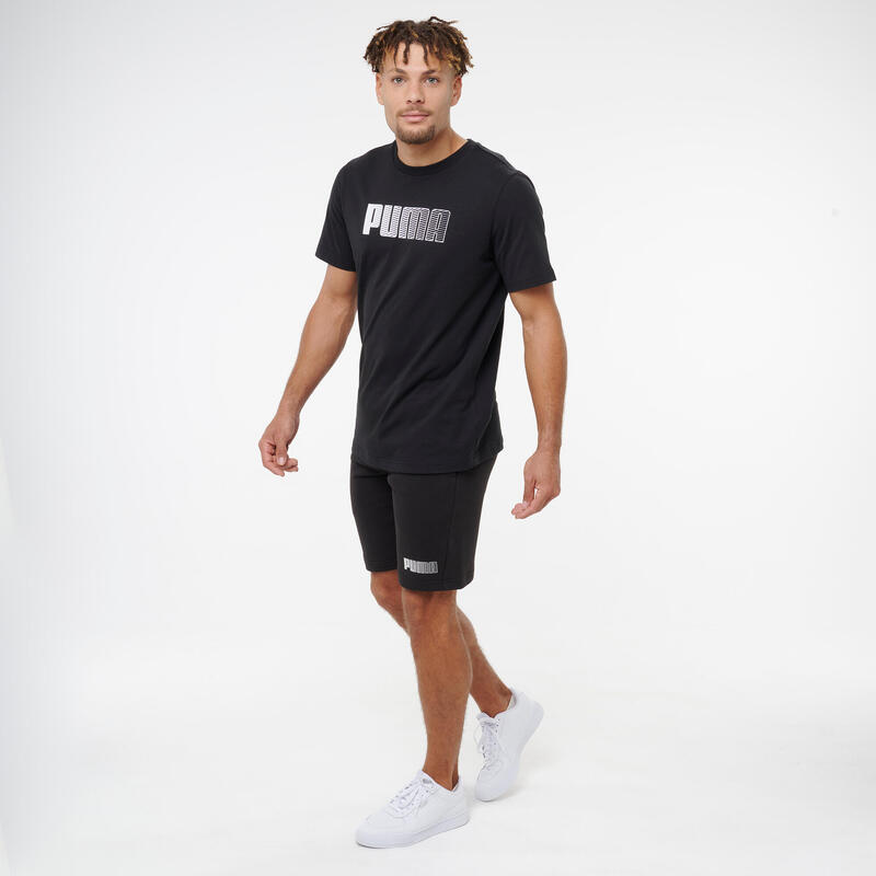 Tricou din bumbac Puma Negru Bărbați