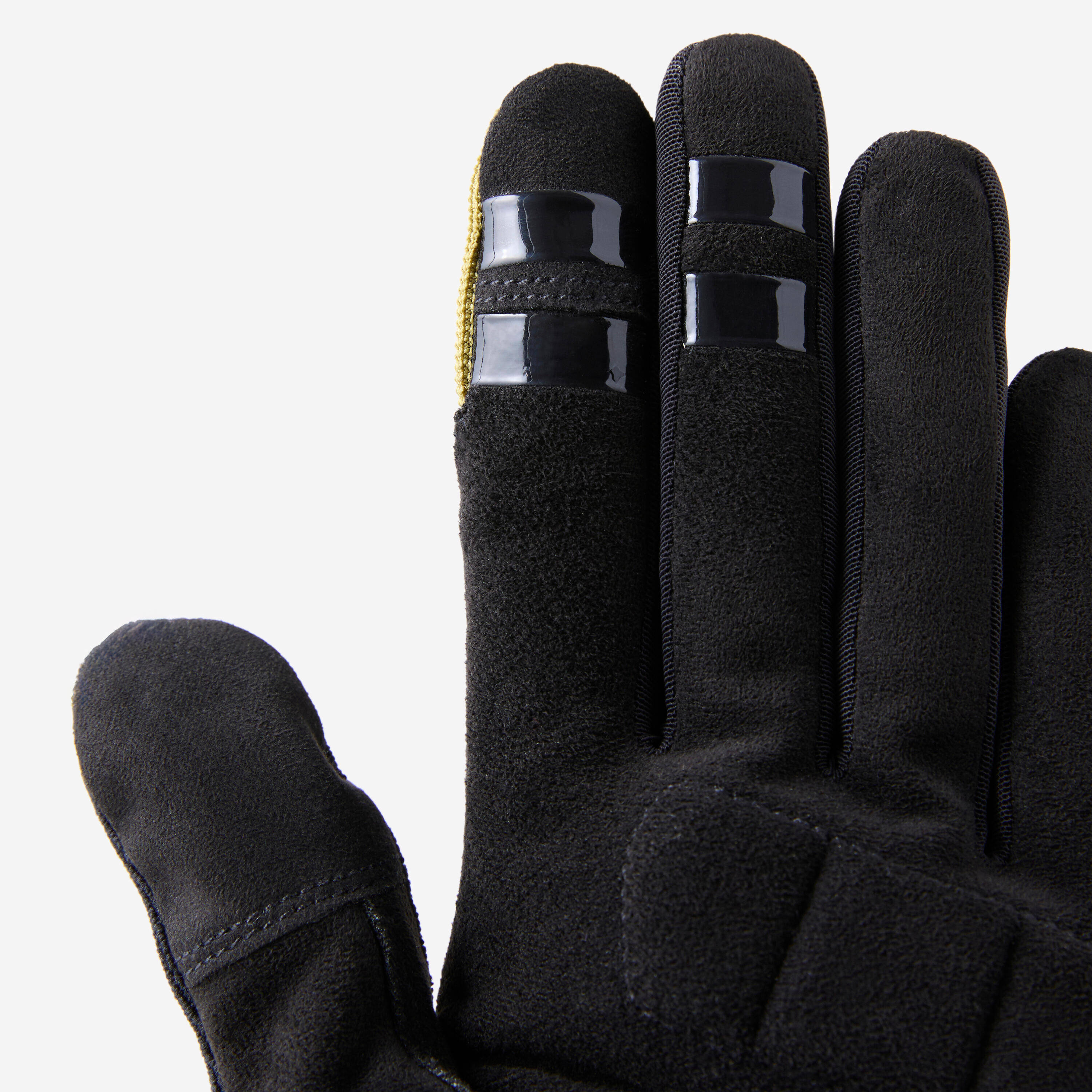 Comfort Mountain Biking Gloves 500-Khaki -  3