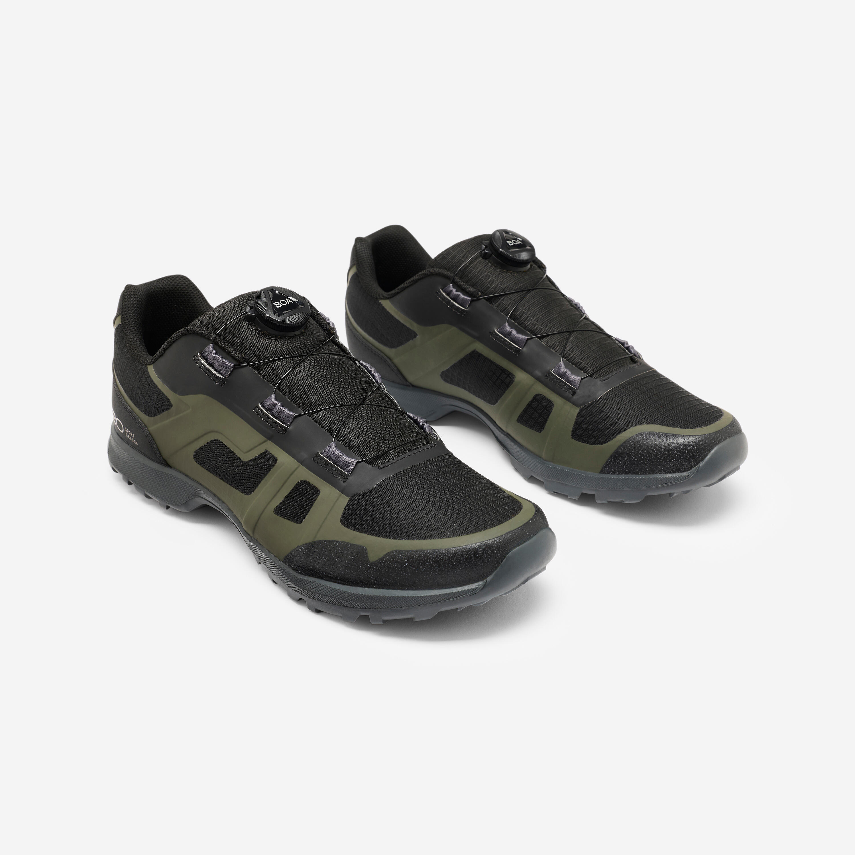 Second Hand - Scarpe mtb adulto GIRO TROOP BOA nero-verde 2/8