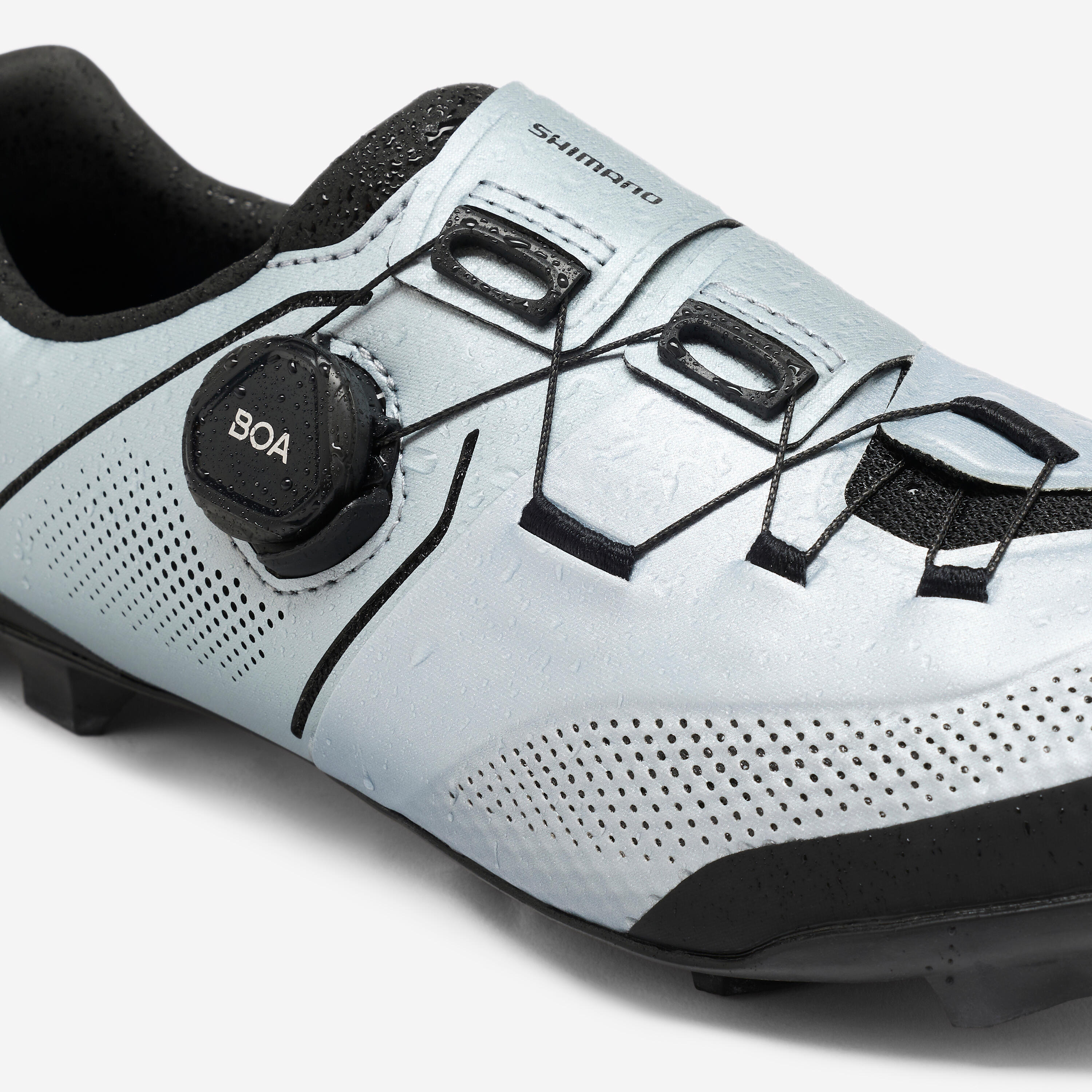 Chaussures de vélo VTT Cross-country SPD, Shimano XC5 gris 7/7