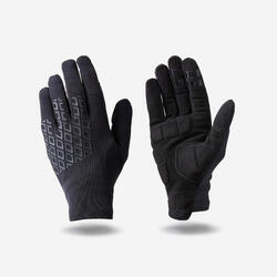 Gants de vélo VTT confort, 500 noir