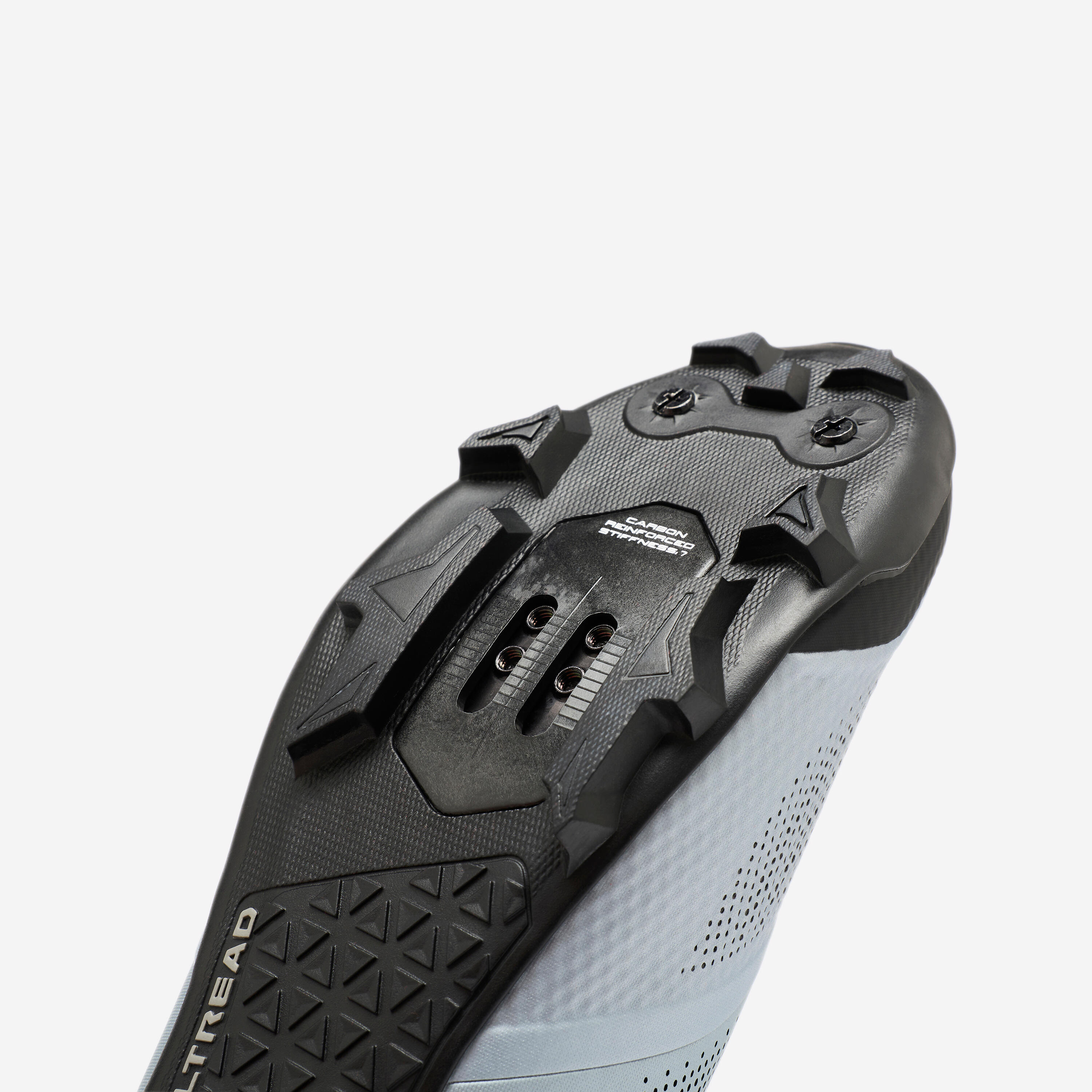 Chaussures de vélo VTT Cross-country SPD, Shimano XC5 gris 3/7