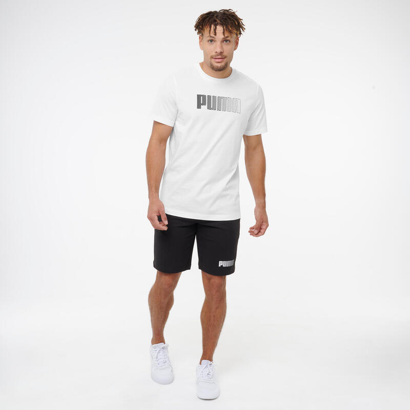 Tricou din bumbac Puma Alb Bărbați
