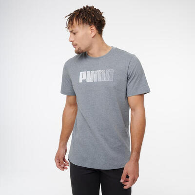 Katoenen t-shirt heren grijs