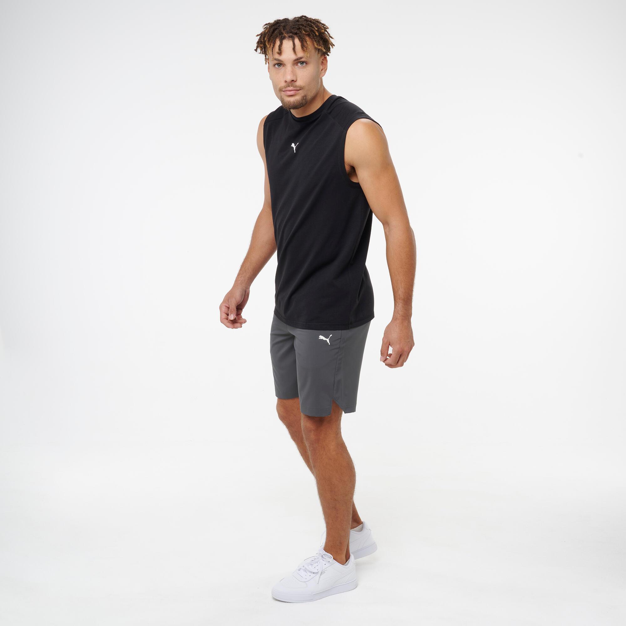 Débardeur de fitness Active homme, noir 7/7