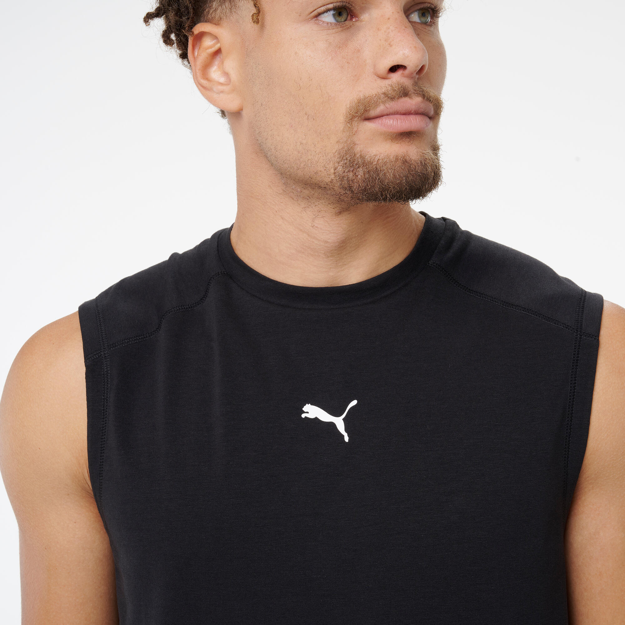 Débardeur de fitness Active homme, noir 4/7