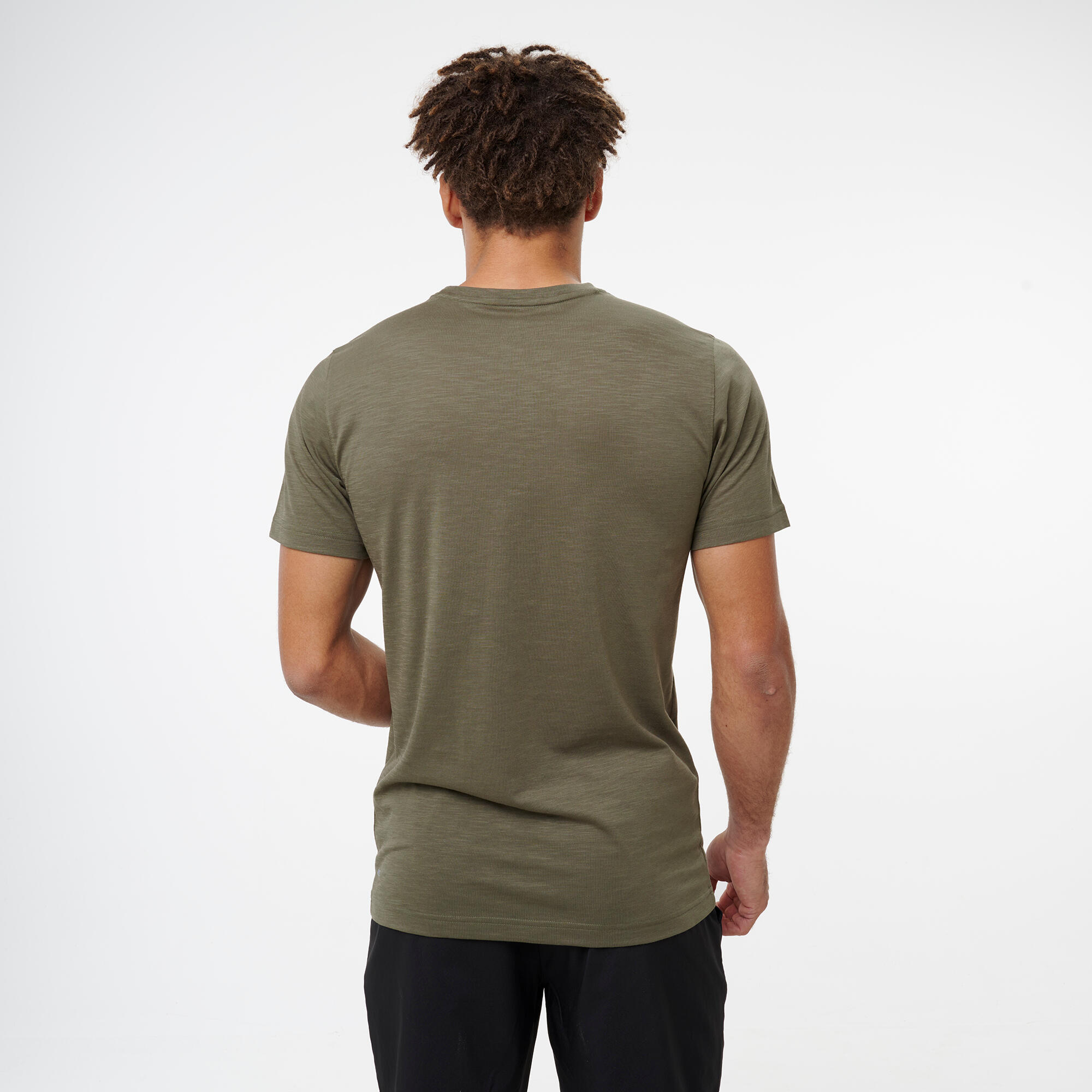 Men's Fitness T-Shirt - Khaki 3/5