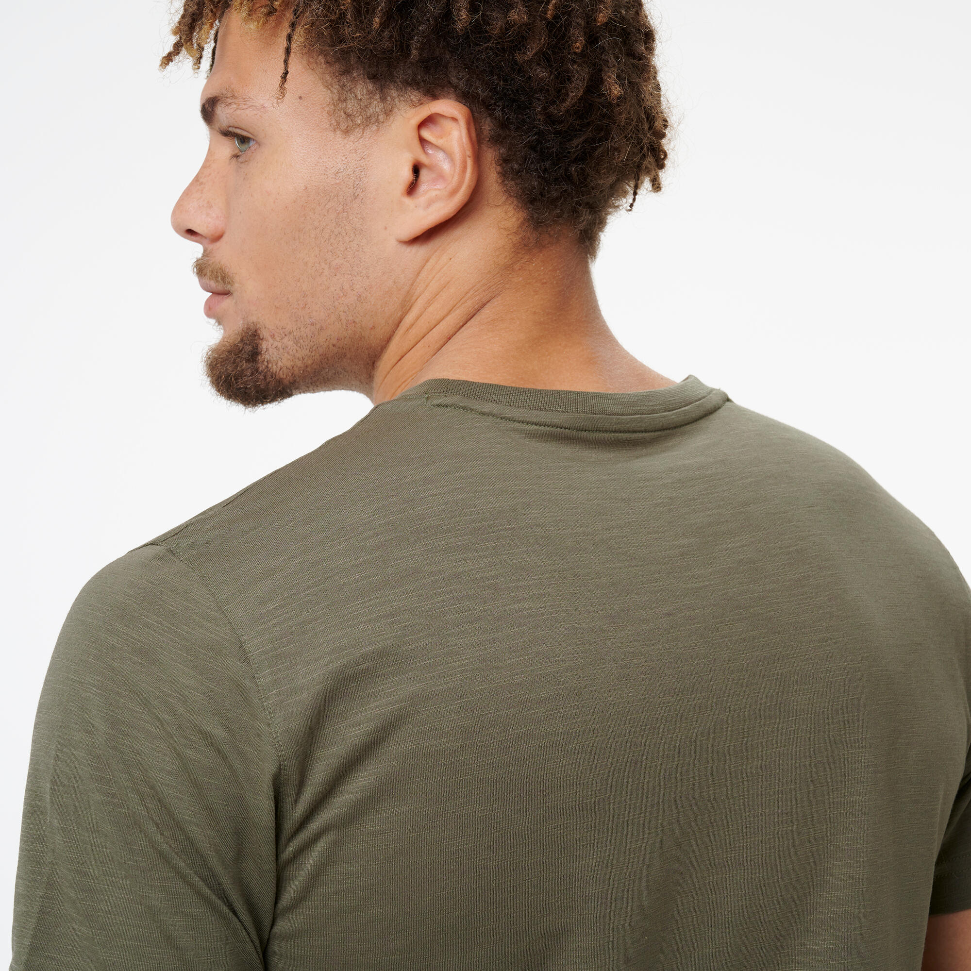 Men's Fitness T-Shirt - Khaki 5/5